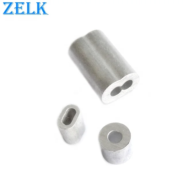Aluminum Ferrule DIN3093 Oval Sleeve Wire Rope Clips
