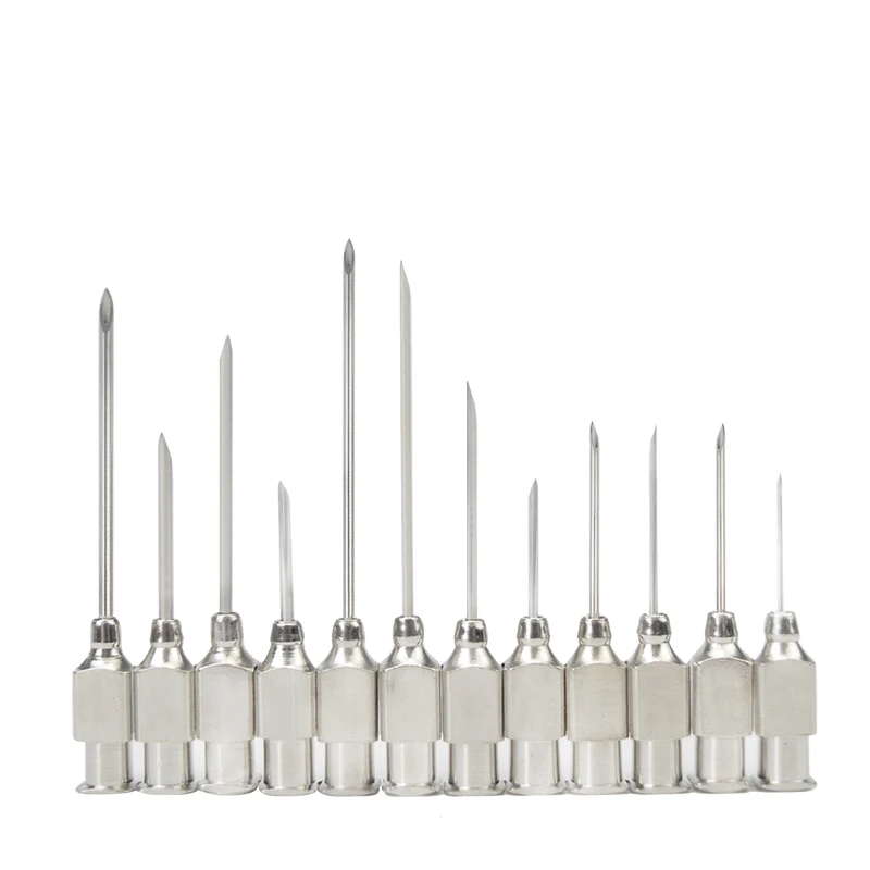 304 thick wall stainless steel needle veterinary syringe Needle veterinary breeding for pigs, cattle, sheep and chickens