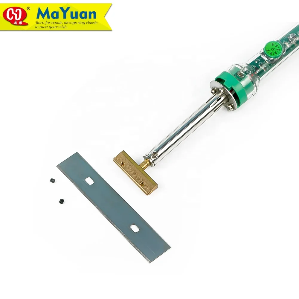 T Type Soldering Iron with Blade, Polarizer Glue Film Removing Tool For LCD Refurbish