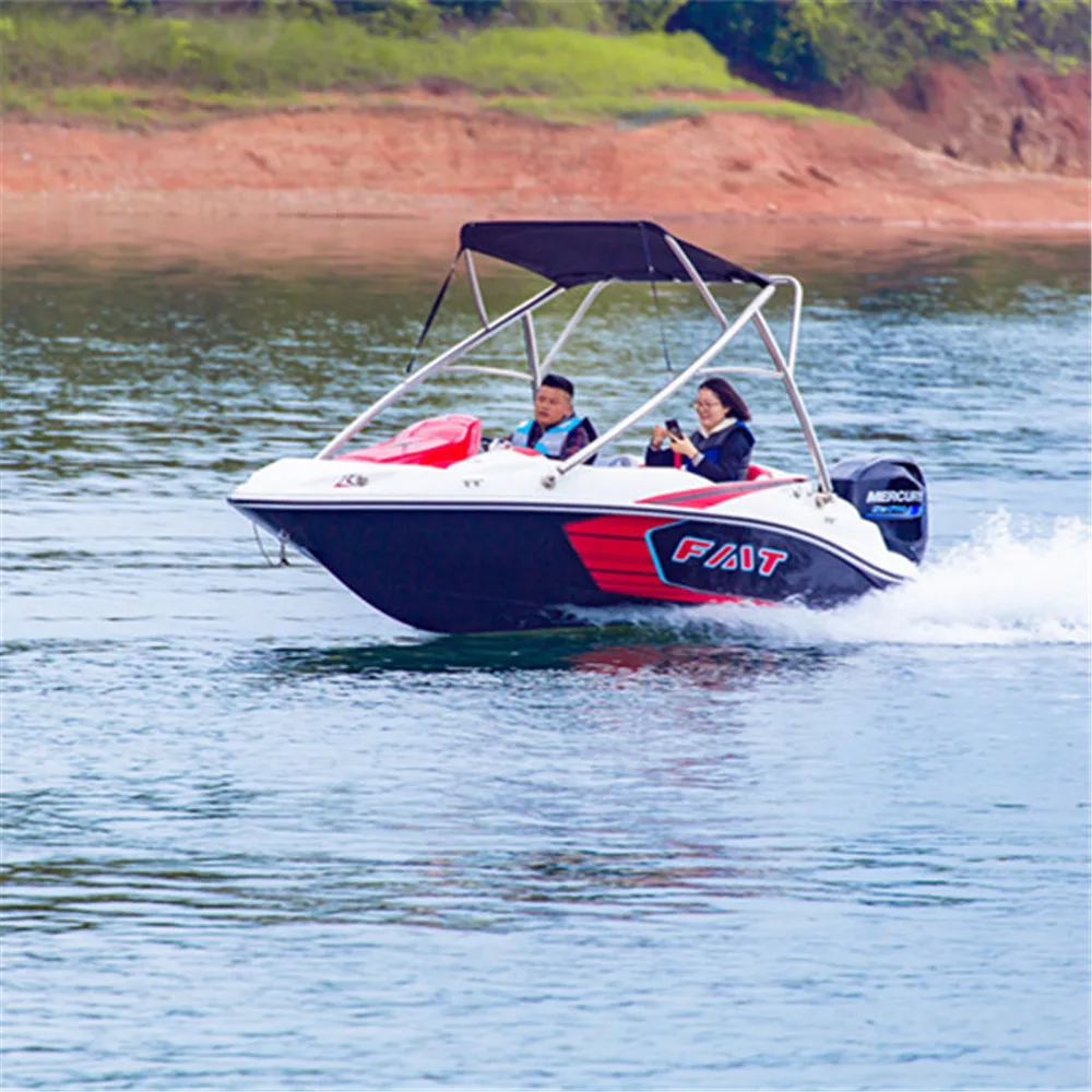 Quality yachts 4 seater 6 seater 8 seater Luxury Aluminum Fishing Boat Motor Boat