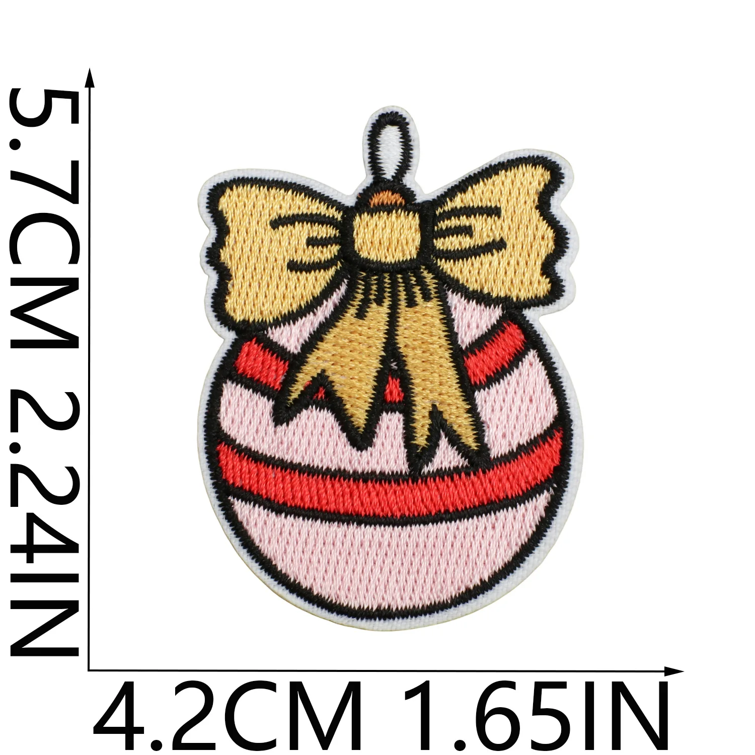 Western Christmas Patches Pink Santa Christmas Tree Snow Globe Patch for Trucker Hat