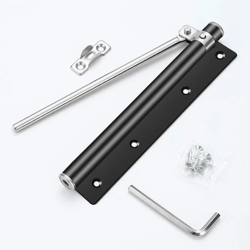 Door closer automatic  Reasonable price Stainless steel high-end hydraulic 180 rotate Adjustable  door Open closer automatic