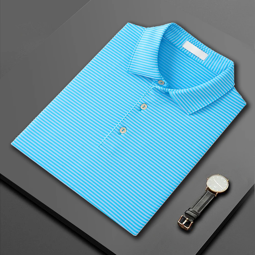 Luxury High Quality  Oversized Moisture Wicking Custom Polo Shirts With Embroidery Logo Print Polo Golf T-shirt