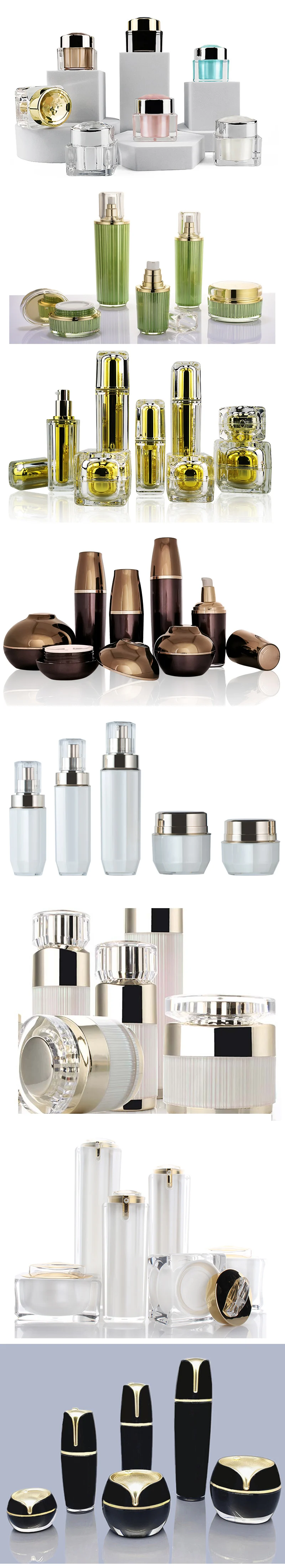 New Product 5G 10G 15G 20G 30G 50G 100G Clear Amber Blue Green Matte Frosted Black Coloured Round Pots Glass Cosmetic Cream Jars