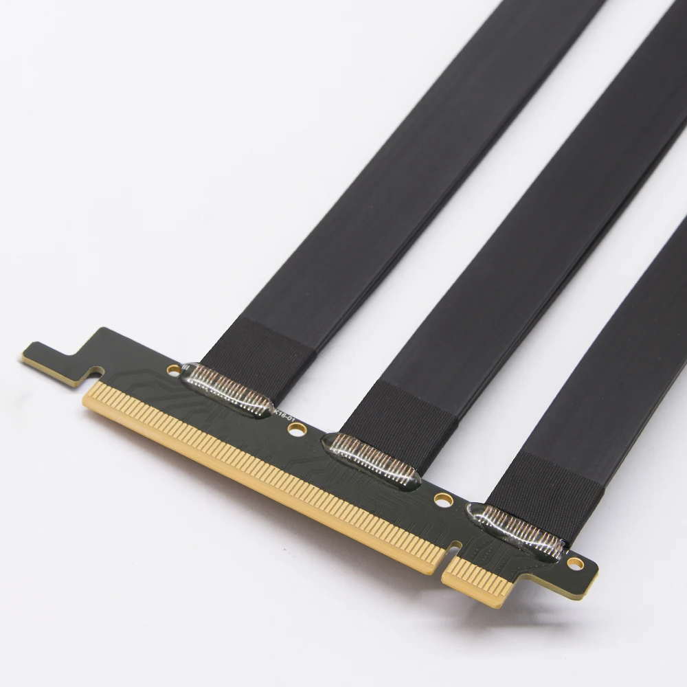 PCIE 4 0 16x удлинитель переходник Кабель для адаптера видеокарты 25 см 35 90 градусов 3090 3080 3070 3060TI 5700 настраиваемый
