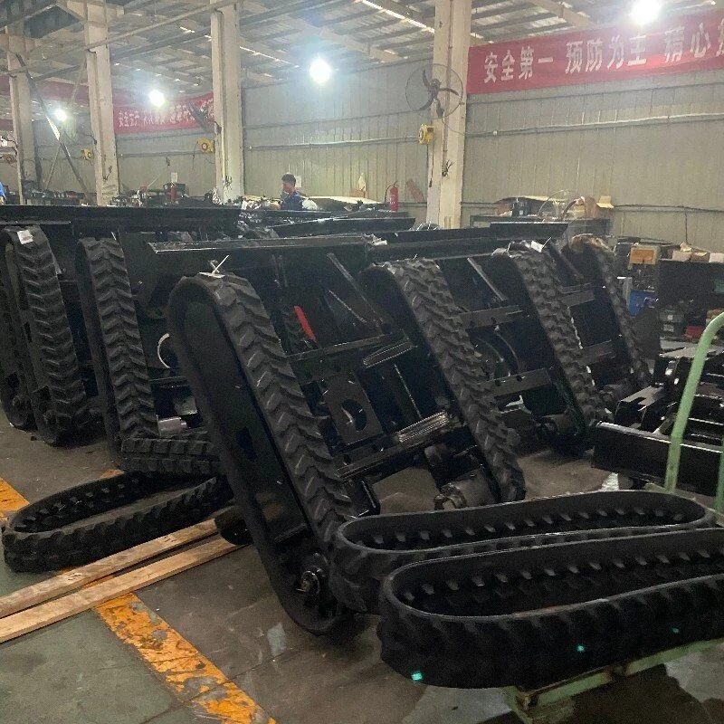 Compact Track Skid Steer Loader Excavator Crane Undercarriage Parts BOBCAT KUBOTA CASE JCB C@TERPILL rubber steel track chassis