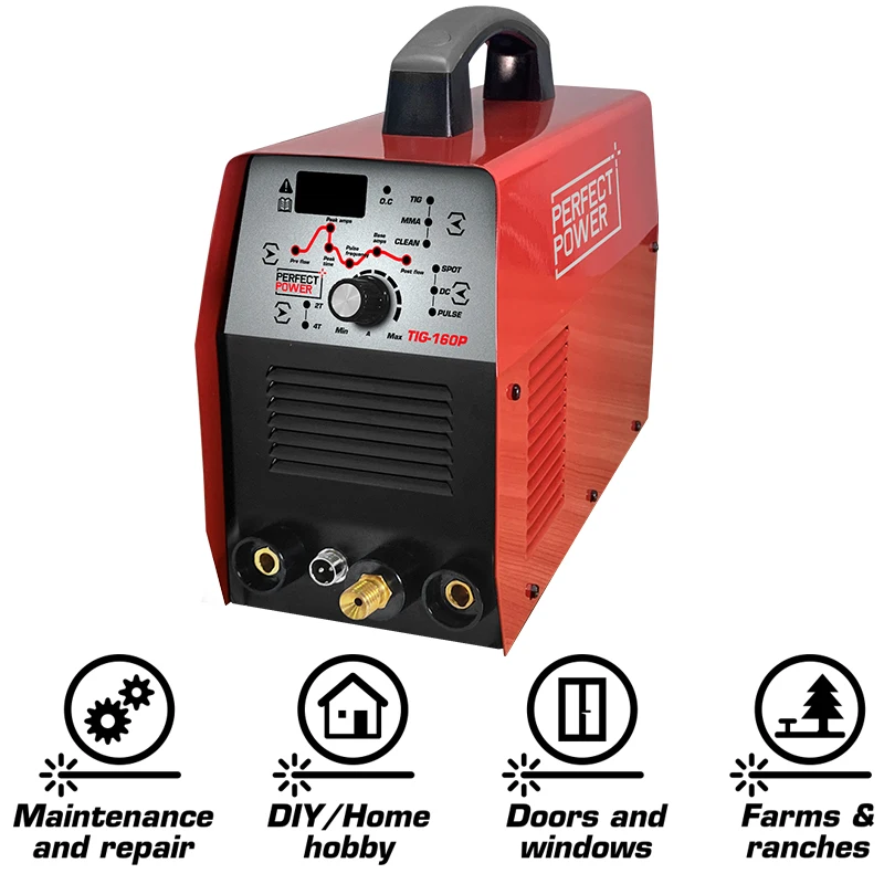  TIG-160P Tig сварочный аппарат для холодной сварки нержавеющая сталь переменный/постоянный ток с сваркой