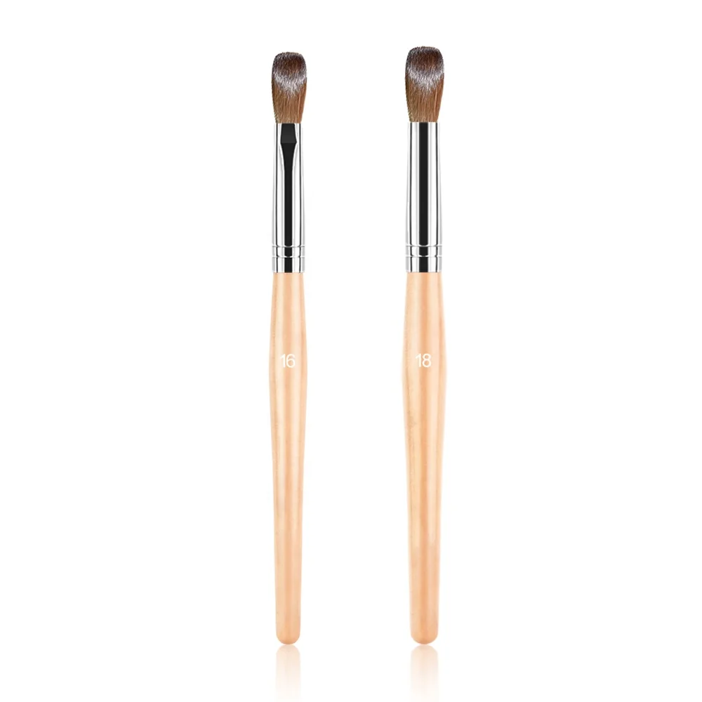Kolinsky Nail Art Brush #8-22 Round Sable Acrylic Brush Wood Nail Art Brush For Acrylic Application Nail Art