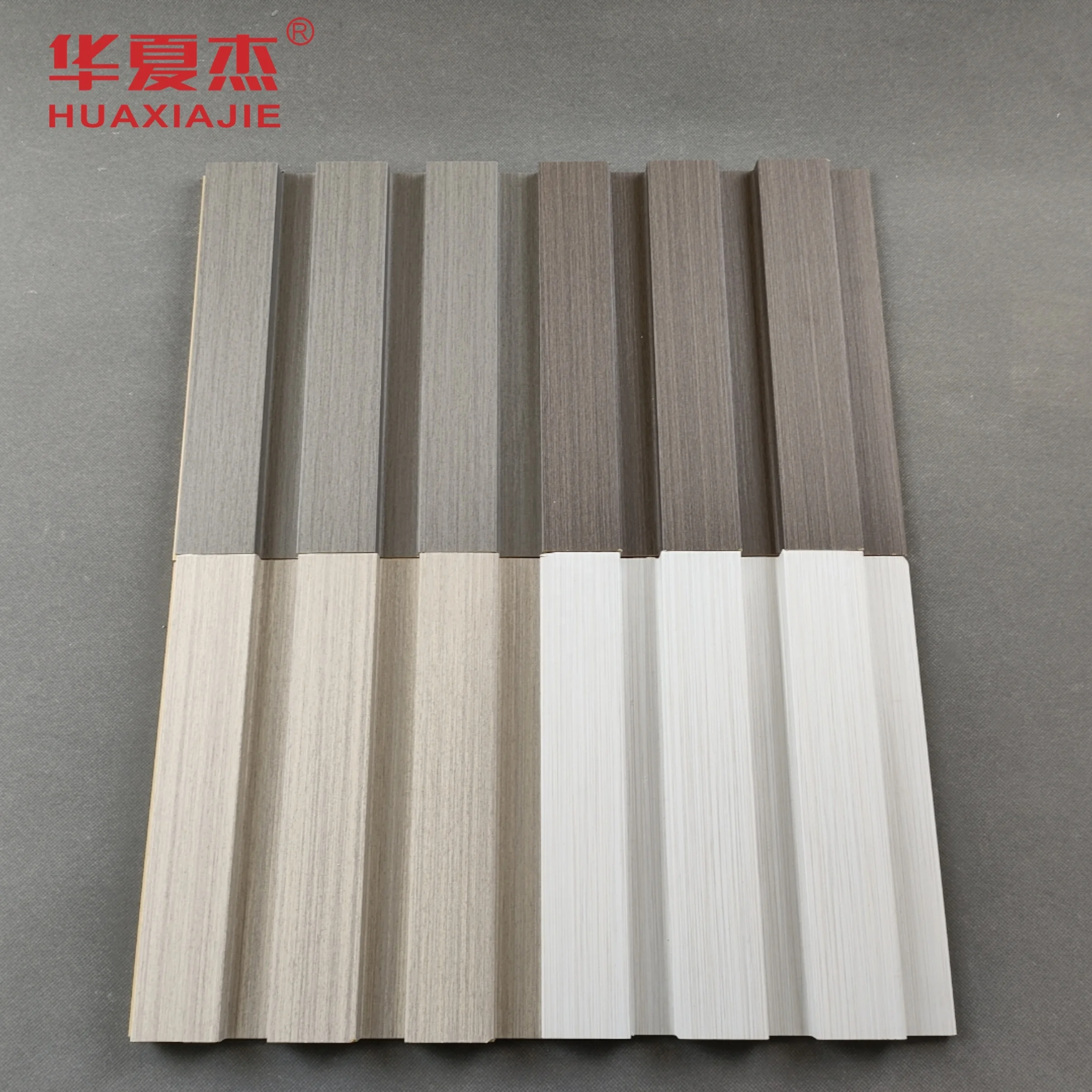 High quality wpc fluted wall panel laminated wall wpc panels waterproof indoor decoration