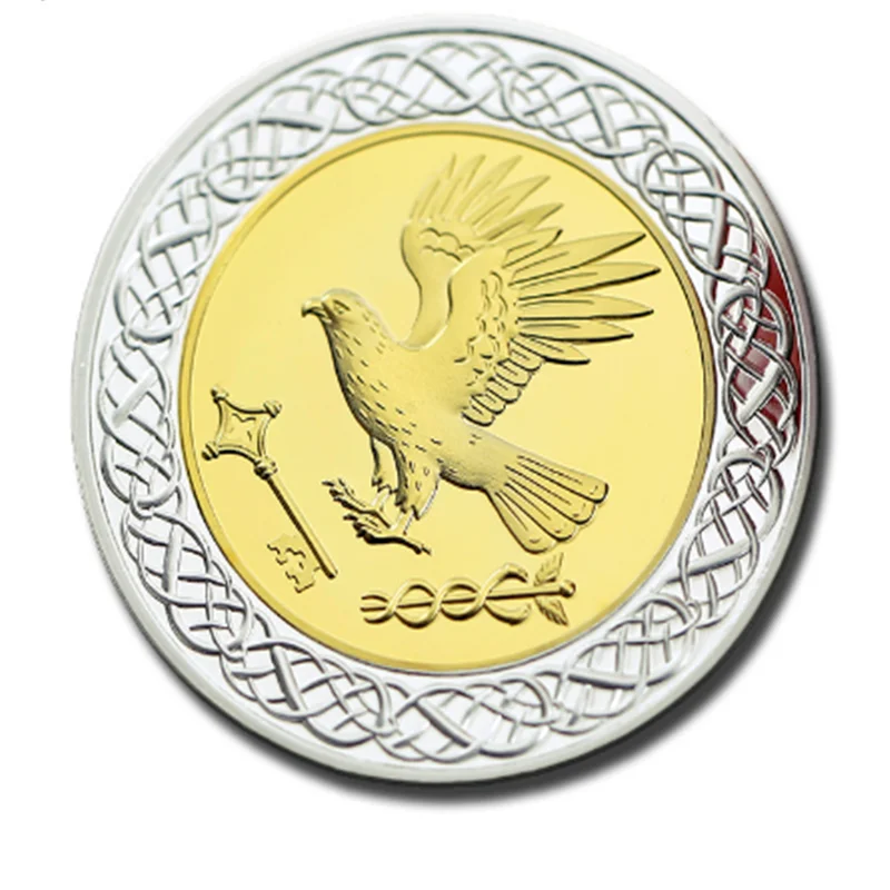 
Manufacturers selling simple design embossed full metal collection coins 
