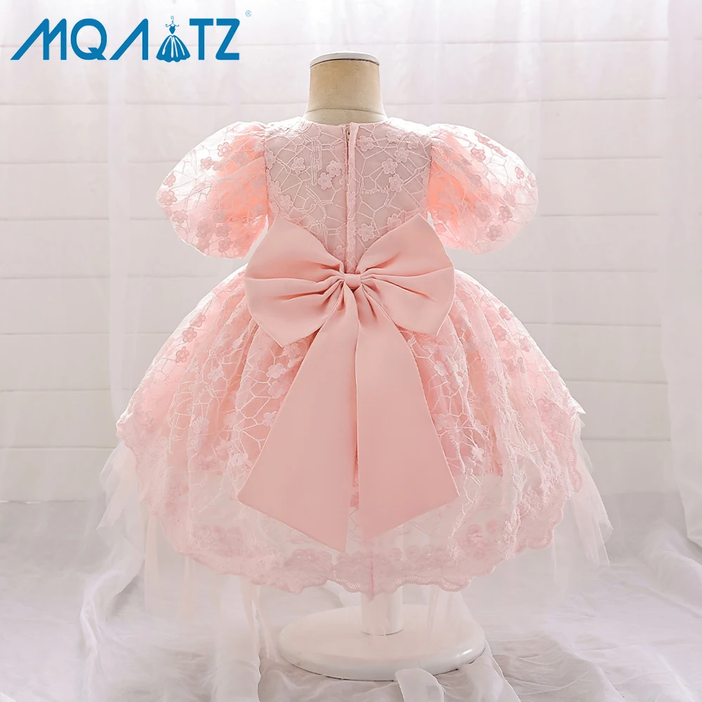 MQATZ Baby Clothes Girls Dresses Puffy Baby Frock Party Wear 2 Years Girl Birthday Dress