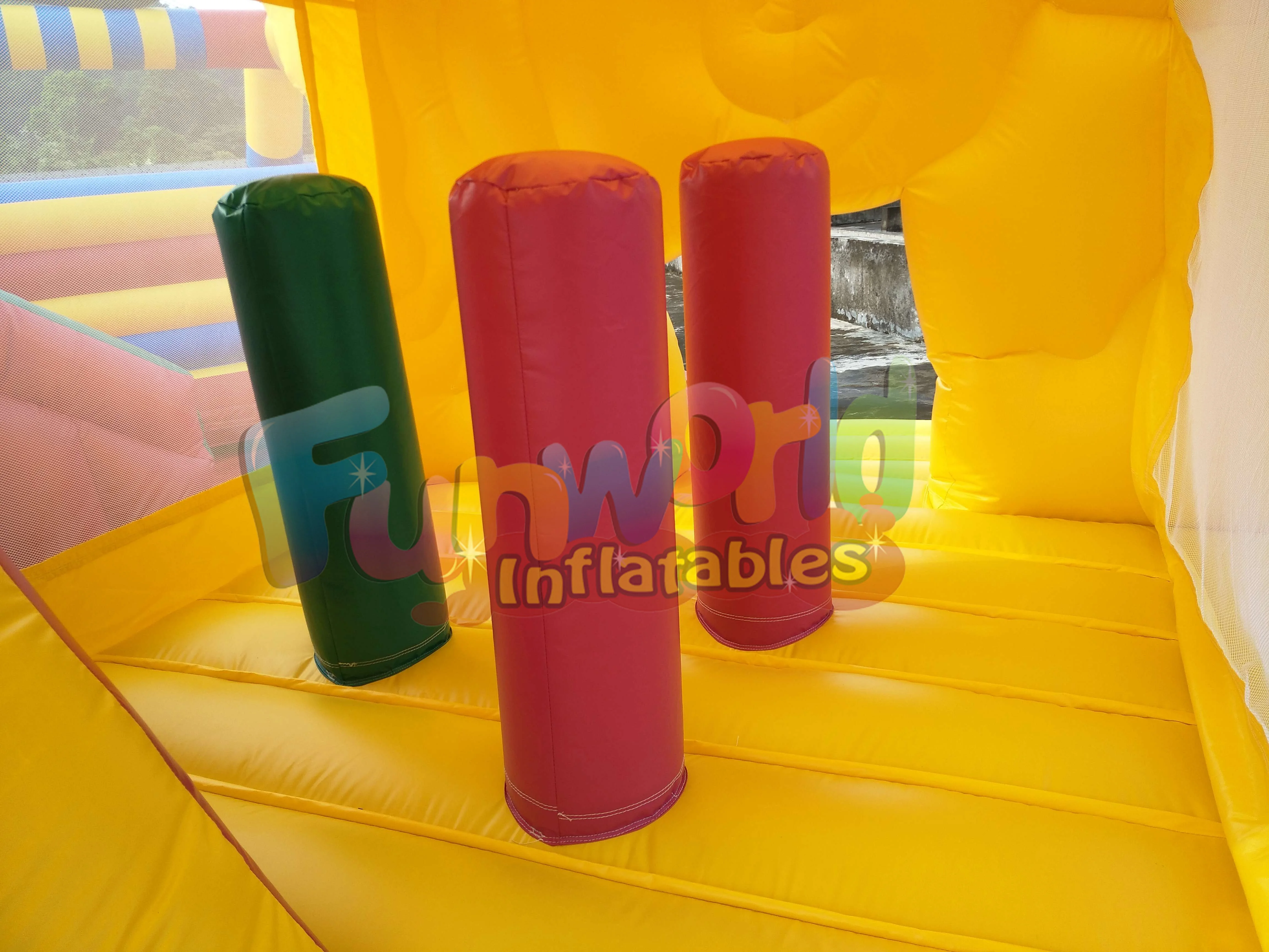 Commercial hupfburg moonwalk unicorn inflatable jumping castle for sale