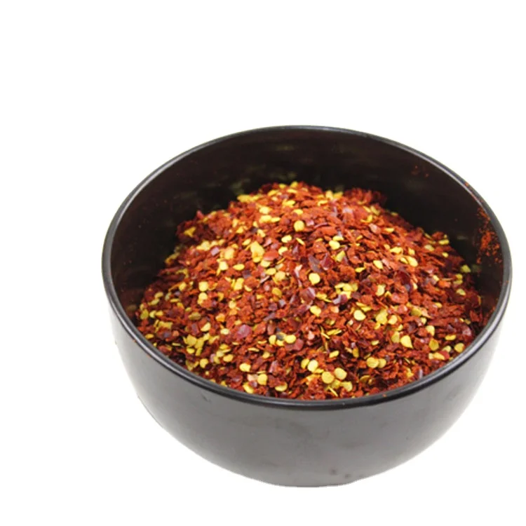 
well dried chili crushed and sweet paprika flakes with no spent 