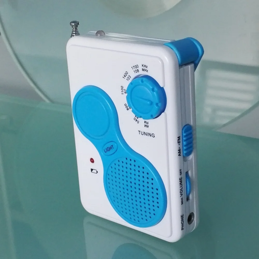 Portable  Dynamo Wind Up Emergency Radio with Light And Charger hand crank radio with LED light