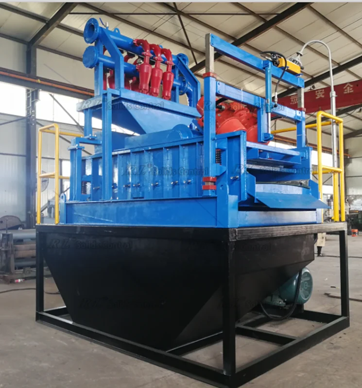 Mud purification equipment is used on field construction sites