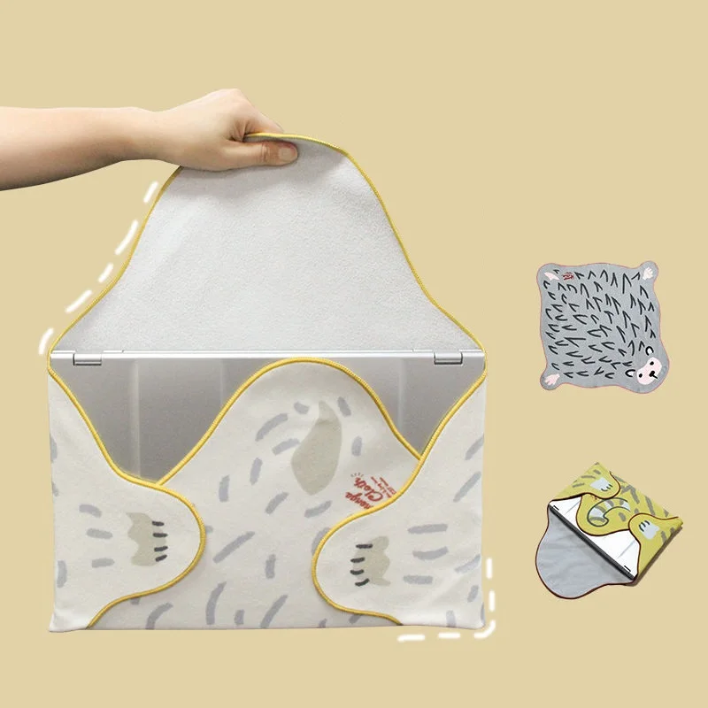 Multifunctional Magic Self-Adhesive Wrap Cloth Bag Organizer Self Sticking Wrapper Cloth with Camera Lens Laptop Smartphone
