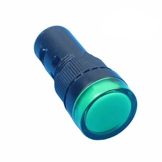 AD16-16DS High Brightness Led Indicator Light 16mm 1W 24V White Red Green Blue Orange LED Signal Lamp for Industrial Equipment