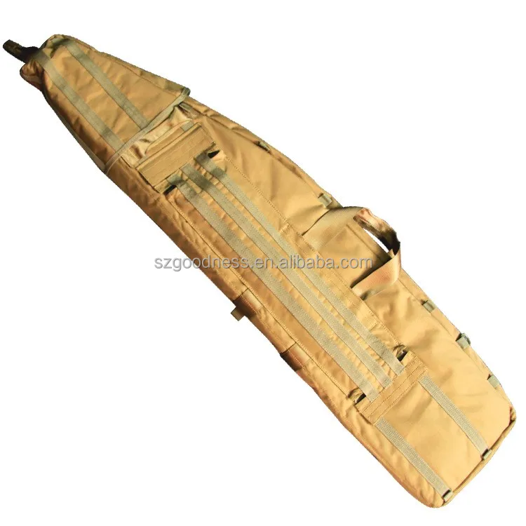 63in Durable Padded Shooting Hunting Outdoor Tactical Long Holster Carry Case Double Bag