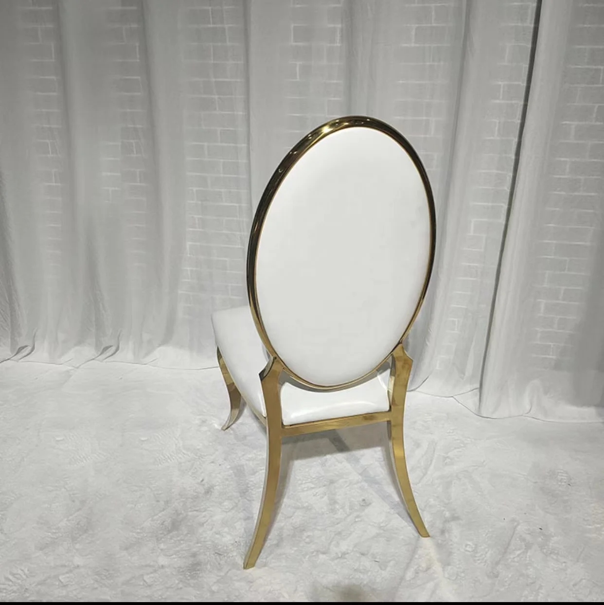 News model Golden customer nail chair gold stainless manicure chair for nail salon CB-C501