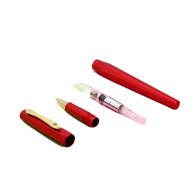Aviation aluminum  Material pens Follow customer logo  offer Promotional  Ink Fountain Pen