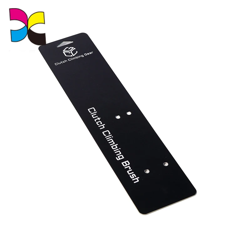 Strong Custom backer card packaging printing with die cut hole for hanging