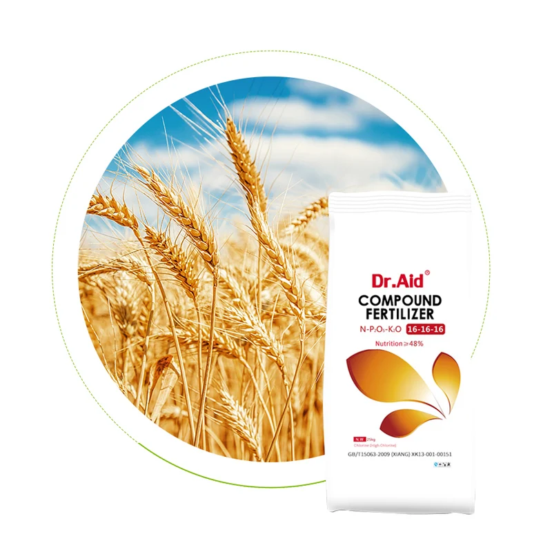 
Agriculture Amino Acid Magnesium Sulphate Plant Organic Compound Fertilizer Dr Aid NPK 16 16 16 for xinjiang cotton 