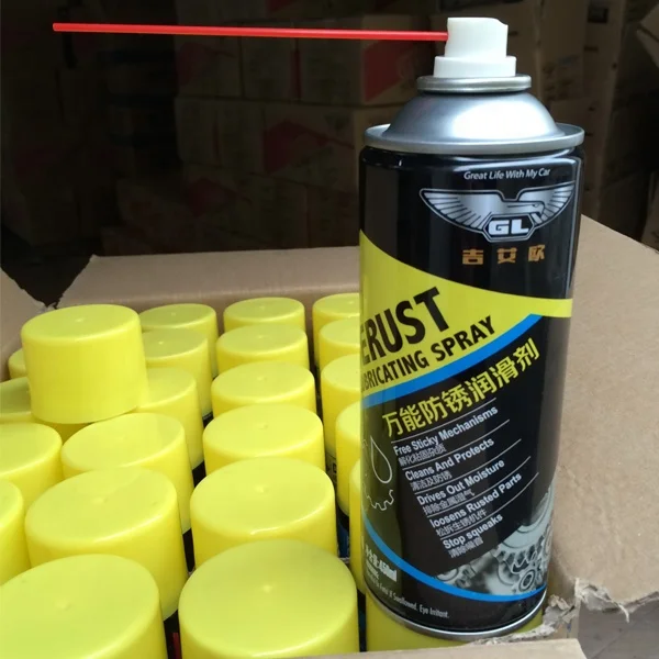
Chain and cable Lube spray rust inhibitor rust remover in guangzhou 