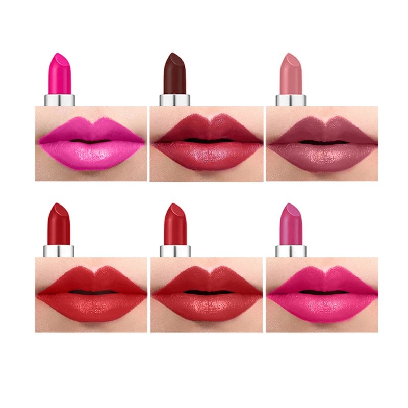 High Quality Oem Professional Custom Logo Matte Moisturizing Wholesale Waterproof 12 Colors Lipstick