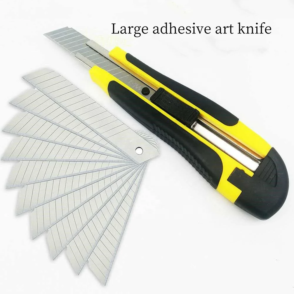 Thickened and widened art knife