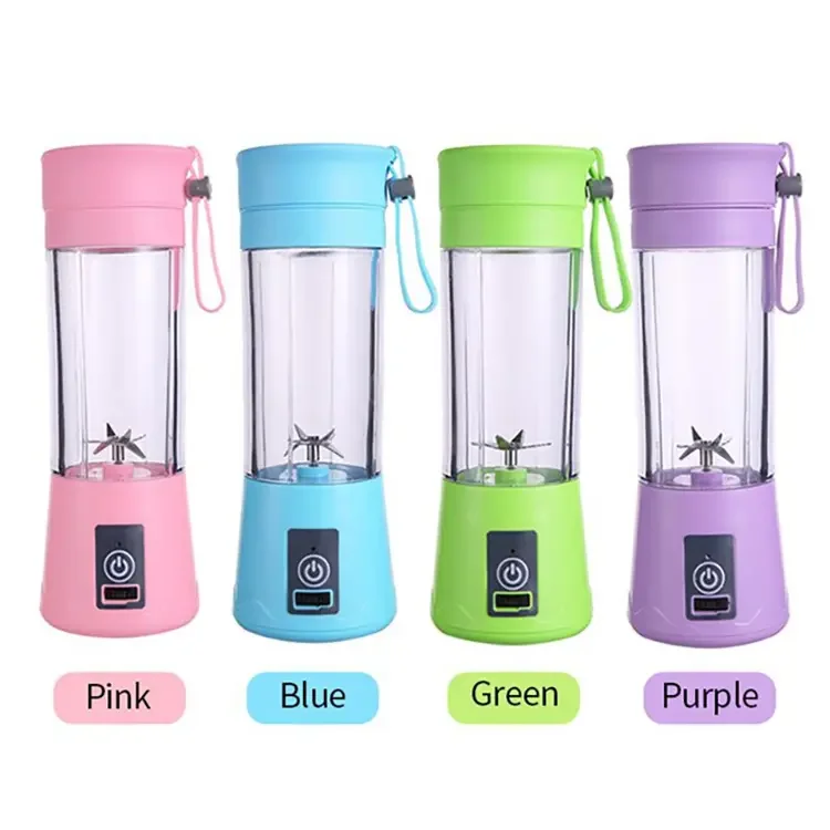 Wholesale Mini USB Fruit Juicer Vegetable Fruit Squeezers Blender Rechargeable Portable Juicer Smoothie Mixer