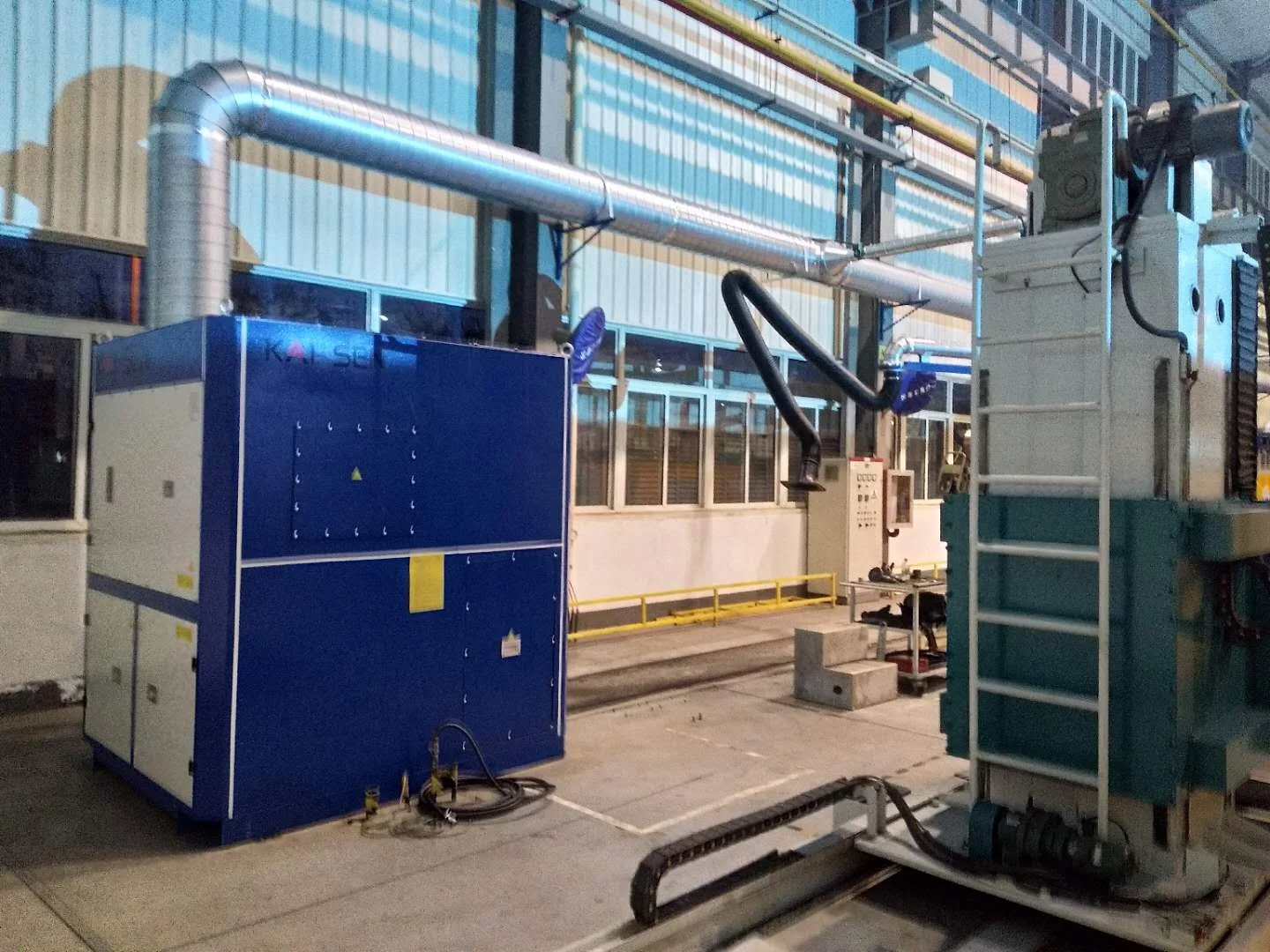 KSDC-8606B1 полно-автоматически очистки центральной вытяжной вентиляции лазерный дымоуловитель для лазерной резки