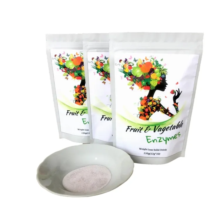 Hot sale Slim Enzyme Supplement Flat Tummy Fat Burn Detox Slimming Drink Fruit Juice Powder for Weight Loss