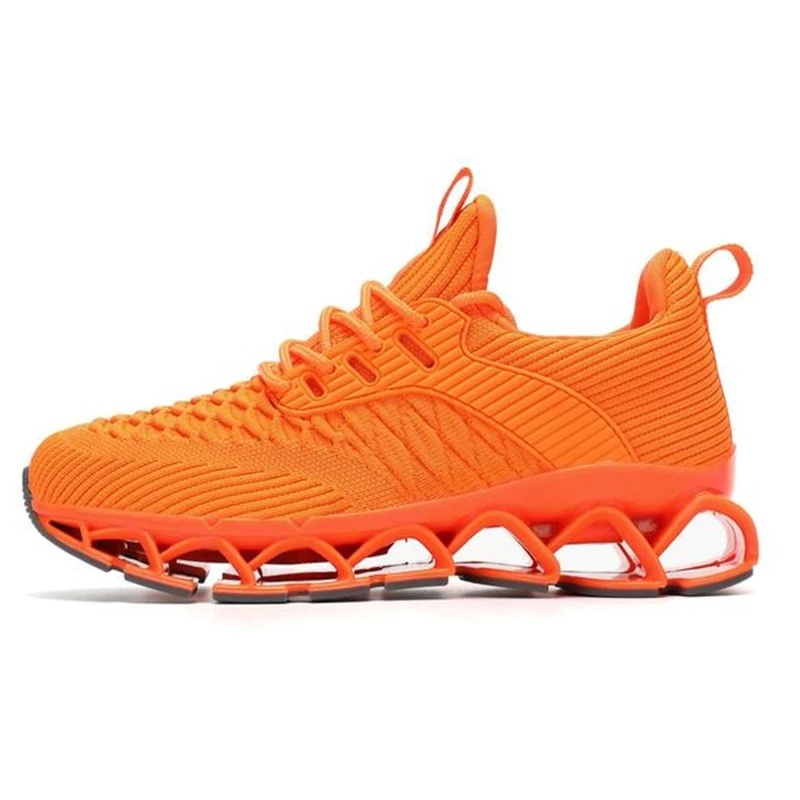 2024 Lace Up Breathable Mesh Gym Sports Running Shoes Blade Sneakers Outdoor Sporty Round Toe Trainers for Men and Women