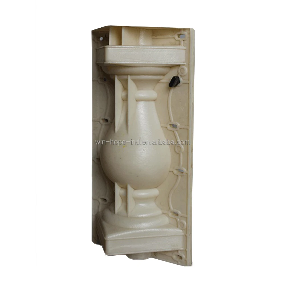  ABS resin mold plastic concrete railing pillar mould for sale balusters pillar mould custom plastic mold for sale fence pillar plastic concrete mold for sale