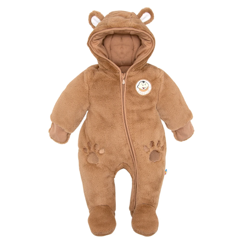 
New Born Clothes Sets Winter Baby Fluffy Fleece Velvet Jumpsuit Long Infant Cotton Rompers baby clothes for girls boys Outwear 