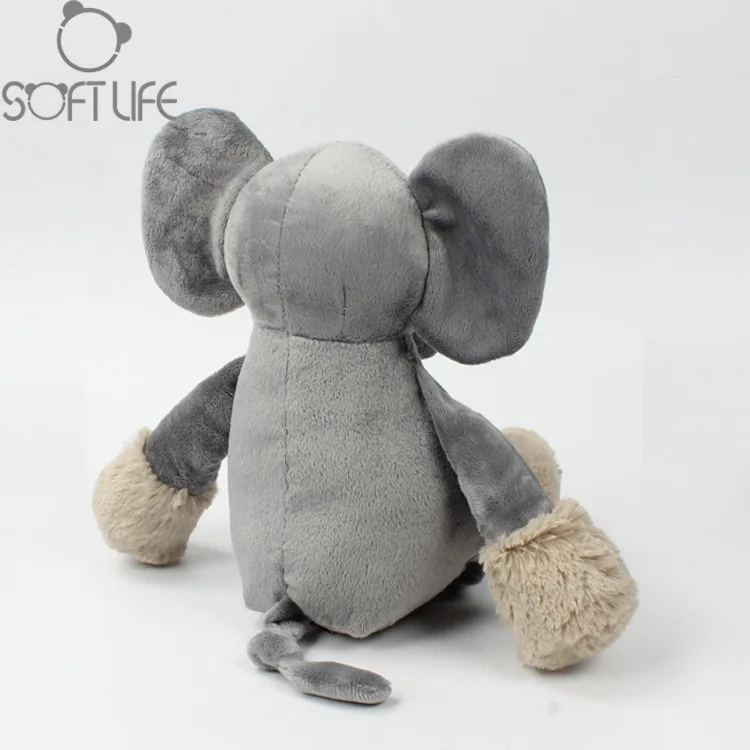 Мягкая игрушка плюшевый слон с большими ушами на