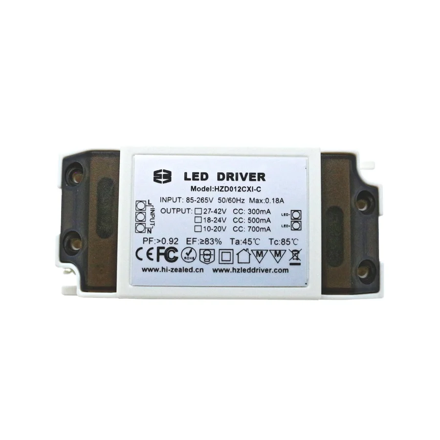 Универсальный светодиодный драйвер 12 Вт блок питания 300 мА 500 700 постоянный ток Светодиодный для светодиодного освещения