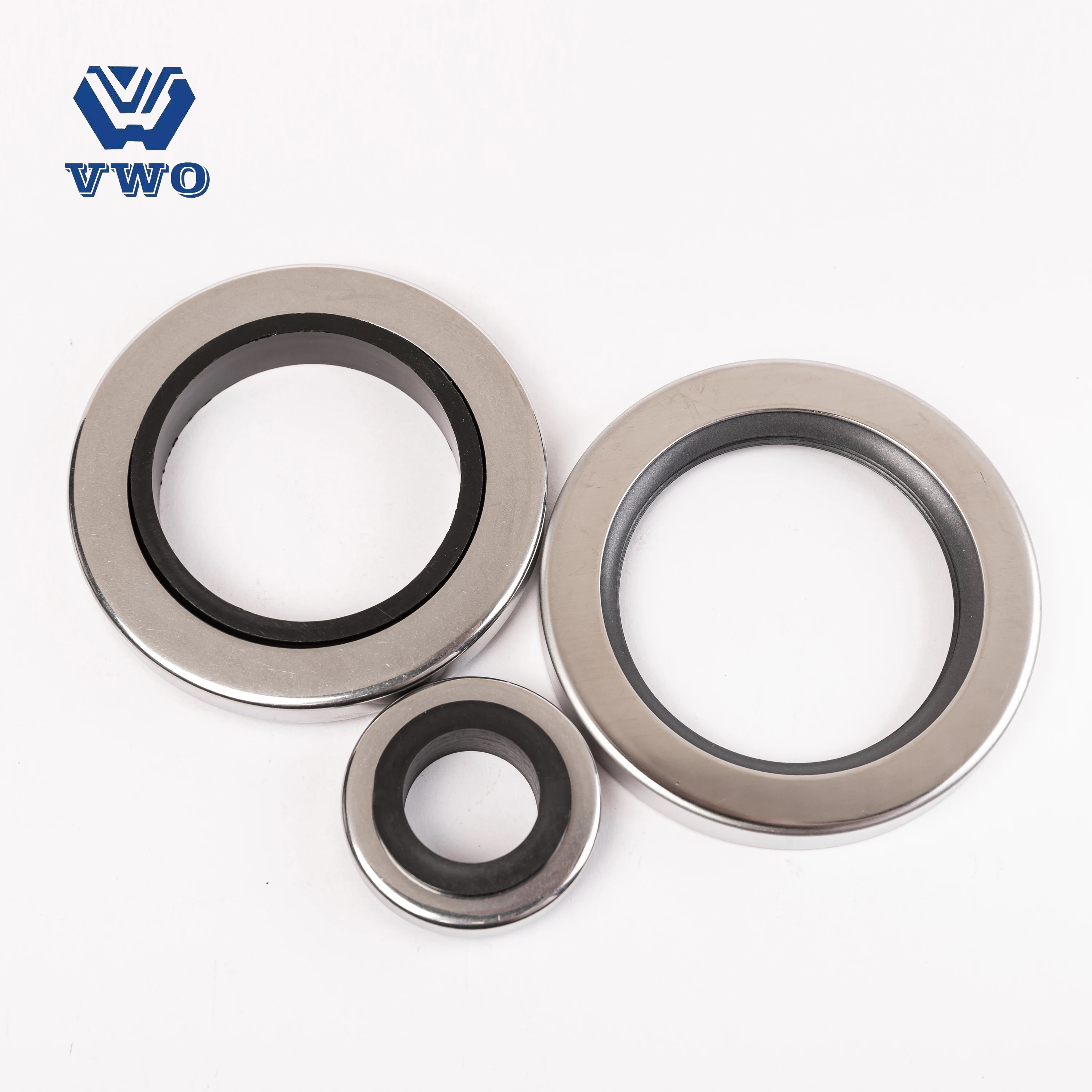 Однократное двухгубное уплотнение PTFE для вращающегося вала комплект гидравлических уплотнений с корпусом из нержавеющей стали механических насосов