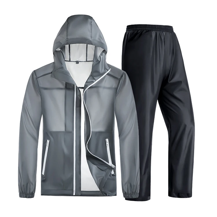 Men Women Rain Jacket and Pants Waterproof Custom Rain Suits Motorcycle Bike Raincoat Unisex RAINWEAR 100 for Adults Custom Logo