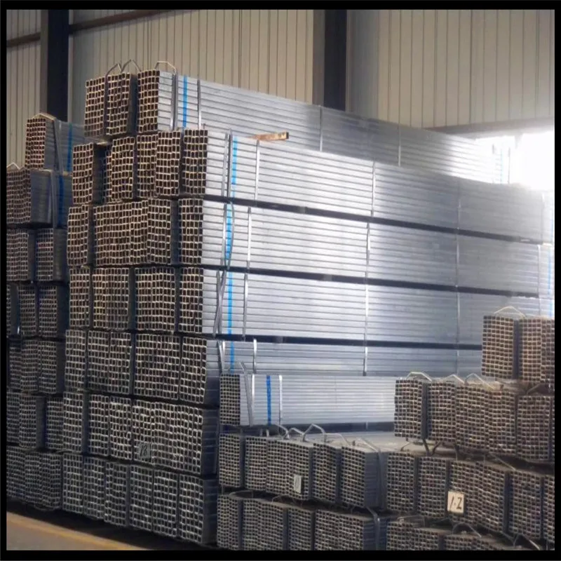 Shandong Manufacturer Pre Galvanized Square Steel Pipe Hot DIP Galvanised Fence Tubing Factory price