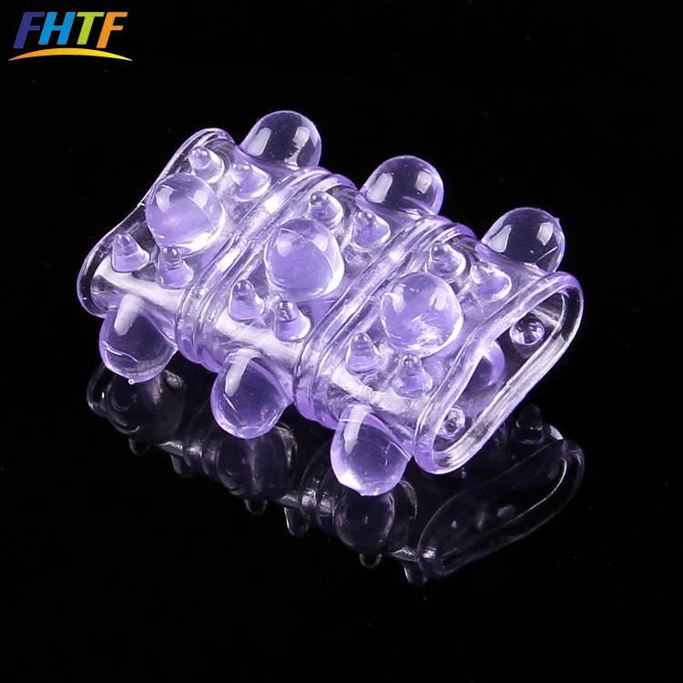 Silicone Cock Ring Men Delay Sex Toys Reusable Condom Penis Sleeve