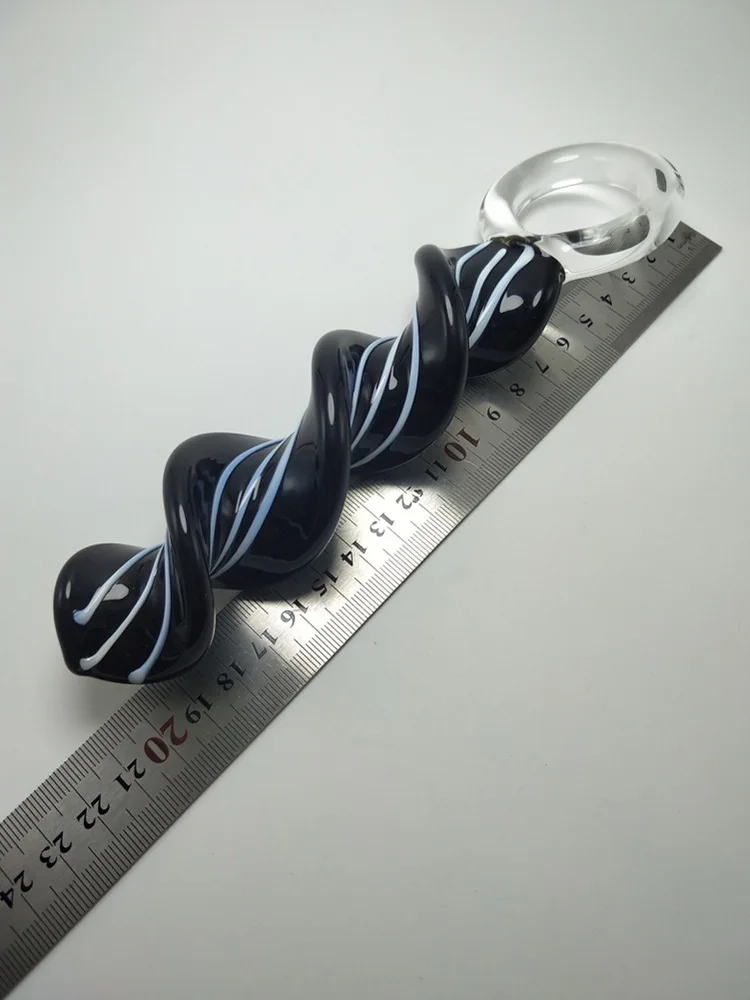 Wholesale Women Men G Spot Stimulation Pleasure Body Safe Wand Bead Crystal Glass Dildo Anal Plug