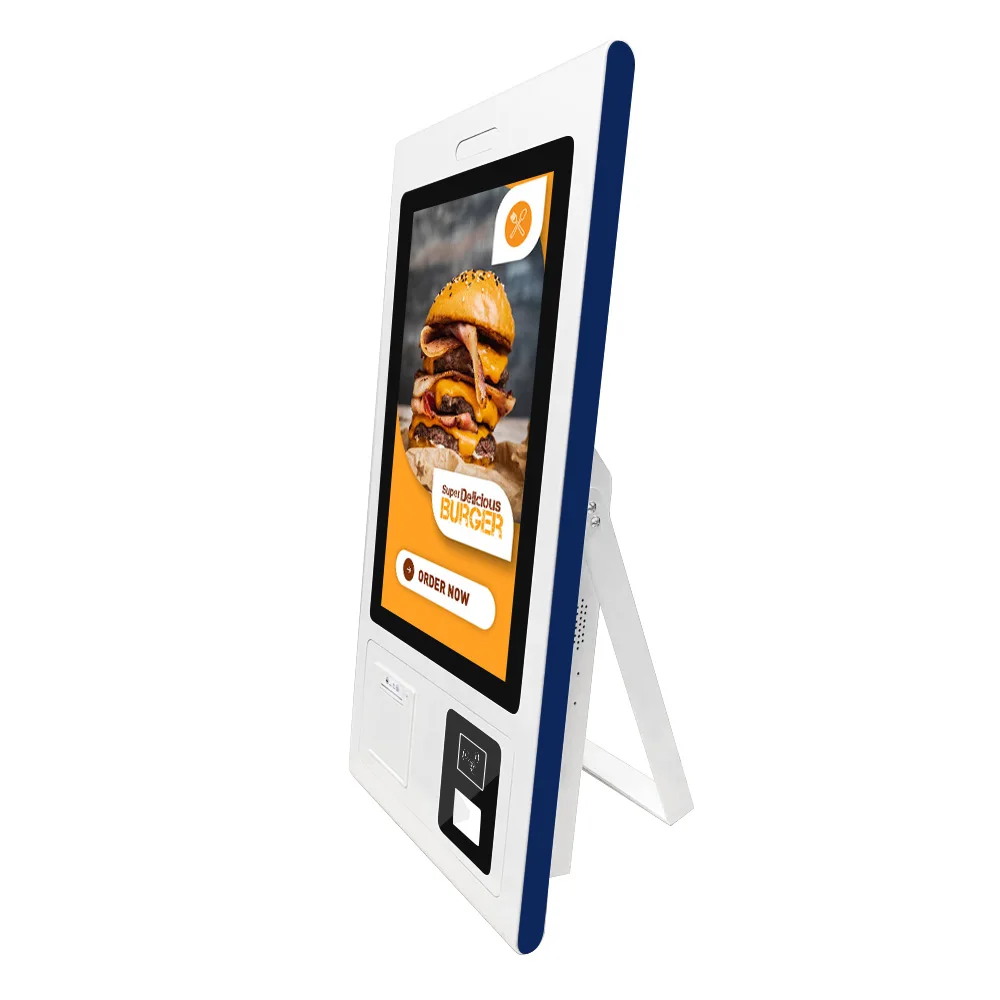 High-Performance Self-Service Kiosk with NFC Payment and Queue Management for High-Volume Restaurants