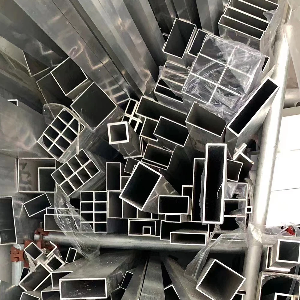 Aluminum Extrusion Tubes 1100 2A12 2024 3003 5052 5083 6061 6063 6082 6351 7075 Mirror Finish Pipe