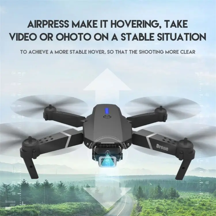  Hot E525 4K Double HD Camera Mini Foldable RC drone Quadcopter Drone Aircraft with Remote
