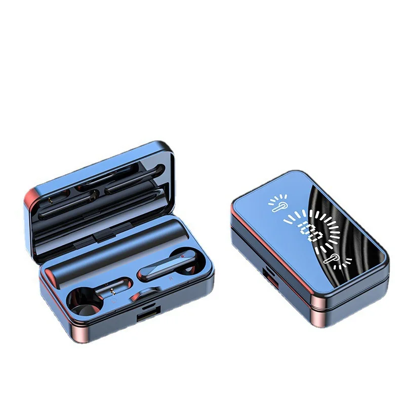 S20 Earphone Hifi Stereo LED Display Waterproof In Ear Headphone BT 5.1 TWS F9 Wireless Earbuds