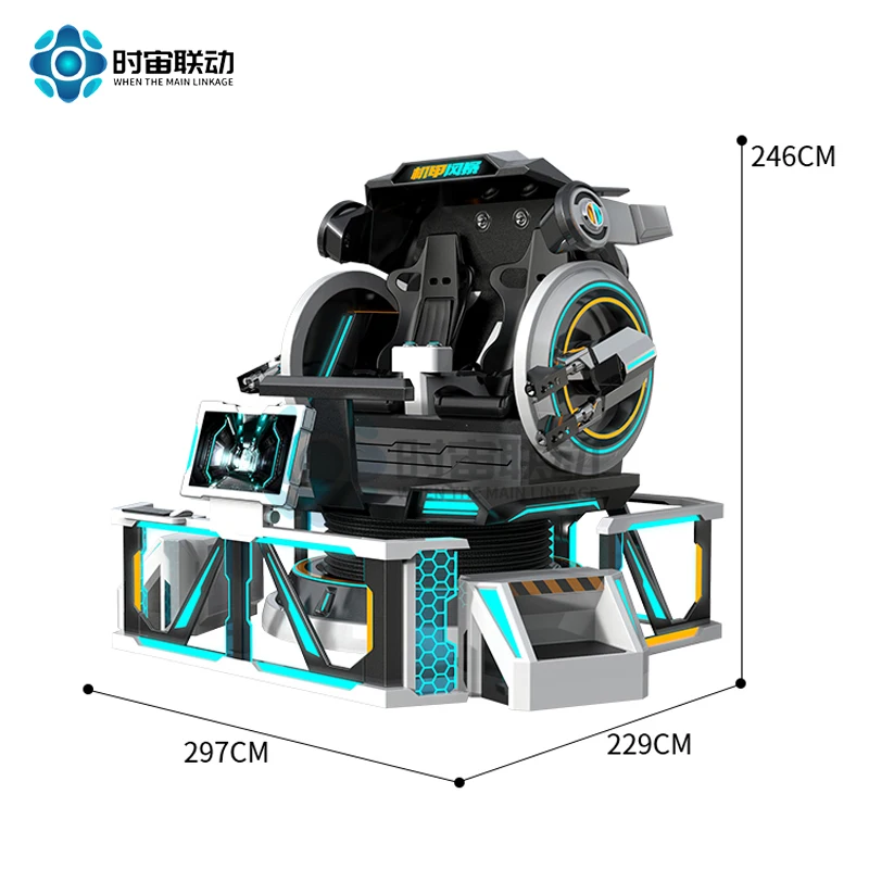 High quality VR Mecha storm large body sense amusement equipment 360 degree rotation stimulation cool game machine manufacturers