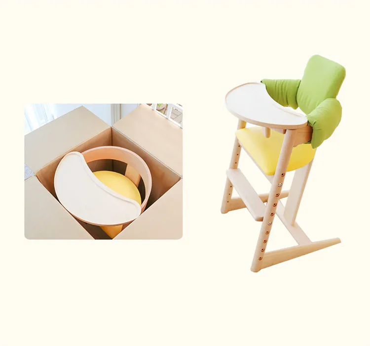 baby multifunctional dining chair solid wood children home child restaurant dedicated Baby