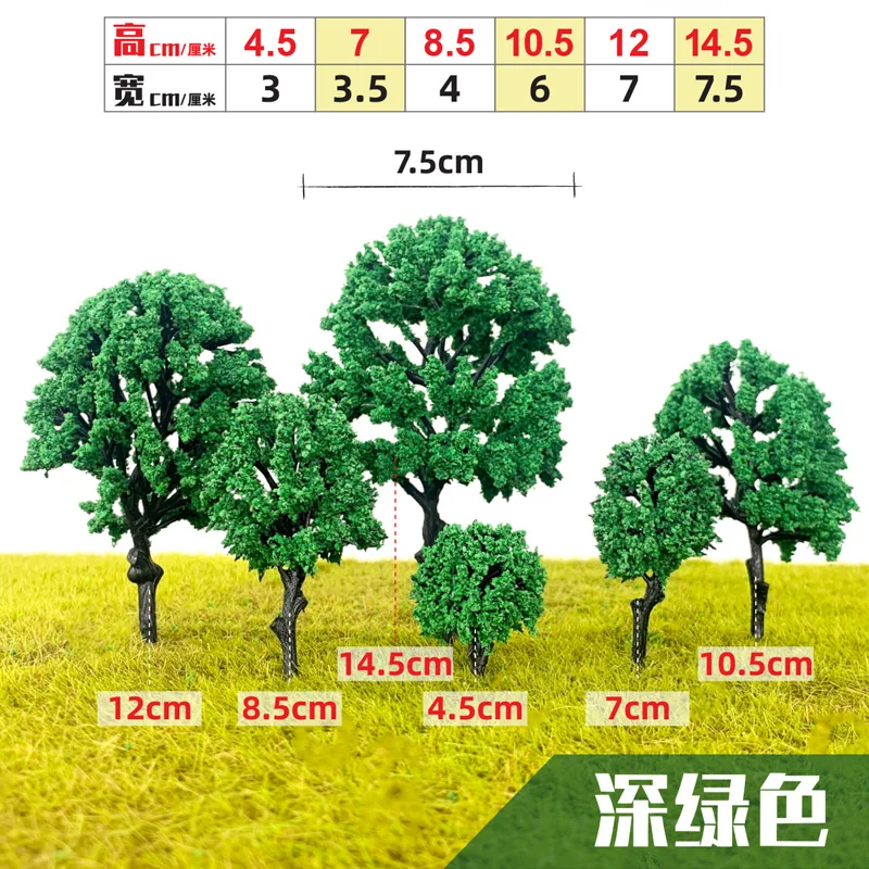 bfcz Scene Tree 9 DIY plant model sand table building landscape doll house ring art platform materials