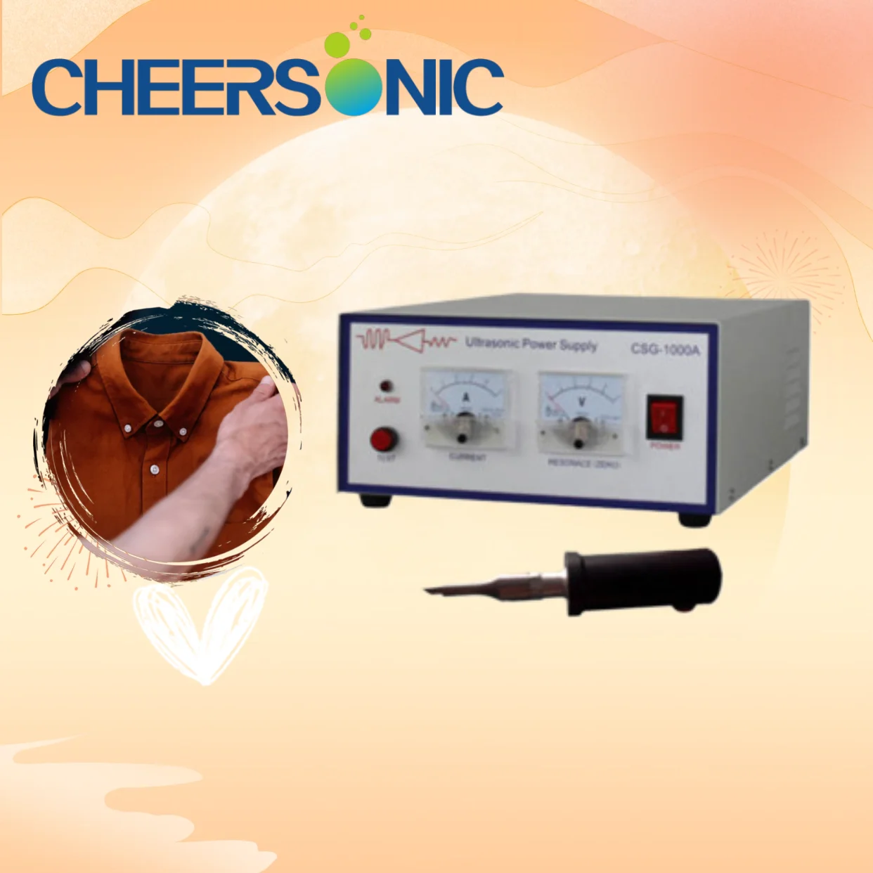 Manual Ultrasonic Welders Leather Felt Welding Machine